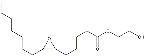 6,7-Epoxymyristic acid 2-hydroxyethyl ester Struktur