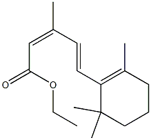 (2Z,4E)-5-(1,1,3-Trimethyl-2-cyclohexen-2-yl)-3-methyl-2,4-pentadienoic acid ethyl ester Struktur