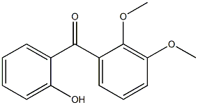 2-Hydroxy-2',3'-dimethoxybenzophenone Struktur