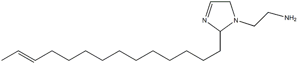 1-(2-Aminoethyl)-2-(12-tetradecenyl)-3-imidazoline Struktur