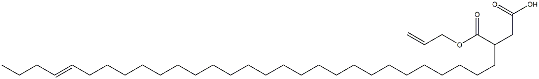 3-(25-Nonacosenyl)succinic acid 1-hydrogen 4-allyl ester Struktur