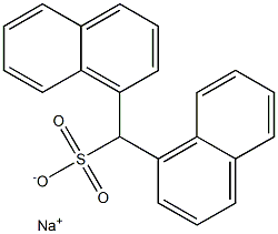 Di(1-naphtyl)methanesulfonic acid sodium salt Struktur