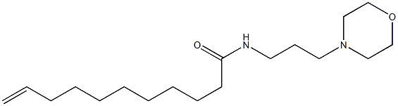 N-(3-Morpholinopropyl)-10-undecenamide Struktur