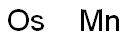 Manganese osmium Struktur