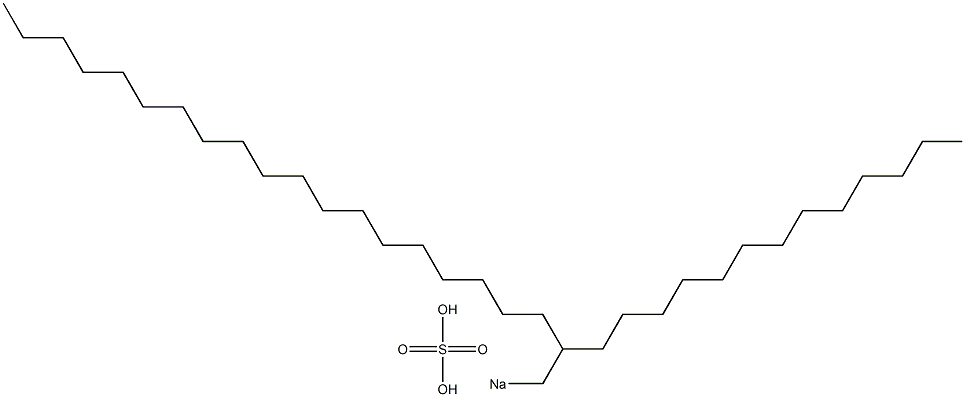 Sulfuric acid 2-tridecylhenicosyl=sodium salt Struktur