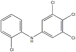 3,4,5-Trichlorophenyl 2-chlorophenylamine Struktur