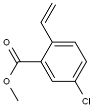 2-Ethenyl-5-chlorobenzoic acid methyl ester Struktur