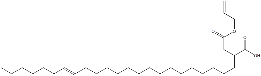 2-(16-Tricosenyl)succinic acid 1-hydrogen 4-allyl ester Struktur