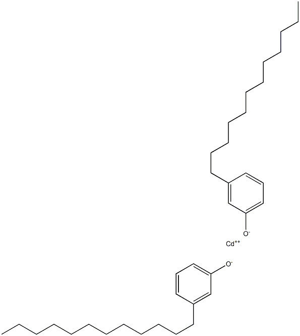 Cadmium bis(3-dodecylphenolate) Struktur