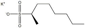 [R,(+)]-2-Octanesulfonic acid potassium salt Struktur