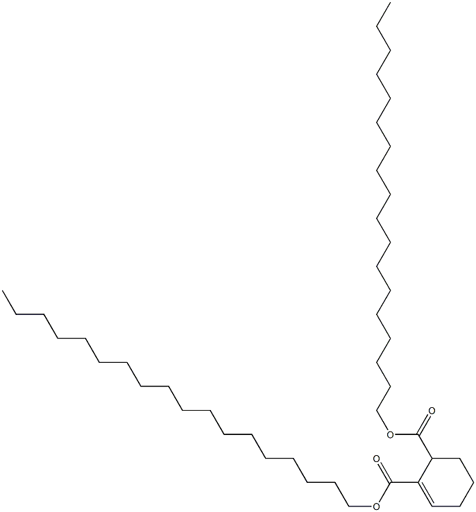 1-Cyclohexene-2,3-dicarboxylic acid dioctadecyl ester Struktur