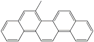 6-Methylpicene Struktur