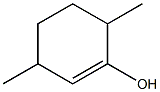 3,6-Dimethyl-1-cyclohexen-1-ol Struktur