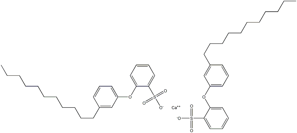 Bis[2-(3-undecylphenoxy)benzenesulfonic acid]calcium salt Struktur