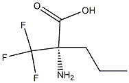 2-(Trifluoromethyl)-L-norvaline Struktur