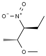 (2R,3S)-2-Methoxy-3-nitropentane Struktur