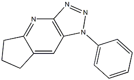 1,5,6,7-Tetrahydro-1-phenylcyclopenta[b]-1,2,3-triazolo[4,5-e]pyridine Struktur