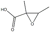 3-Methyloxirane-2-carboxylic acid 2-methyl ester Struktur