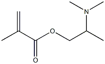 Methacrylic acid 2-(dimethylamino)propyl ester Struktur