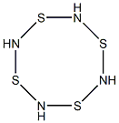 1,3,5,7-Tetraaza-2,4,6,8-tetrathiacyclooctane Struktur