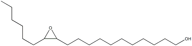 12,13-Epoxynonadecan-1-ol Struktur