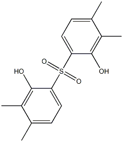 2,2'-Dihydroxy-3,3',4,4'-tetramethyl[sulfonylbisbenzene] Struktur