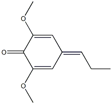 2,6-Dimethoxy-4-propylidene-2,5-cyclohexadien-1-one Struktur