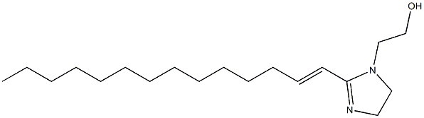 2-(1-Tetradecenyl)-2-imidazoline-1-ethanol Struktur