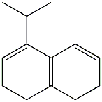 1,2,7,8-Tetrahydro-4-isopropylnaphthalene Struktur