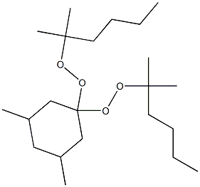 3,5-Dimethyl-1,1-bis(1,1-dimethylpentylperoxy)cyclohexane Struktur