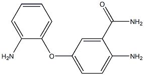 3-Aminocarbonyl-4-aminophenyl aminophenyl ether Struktur