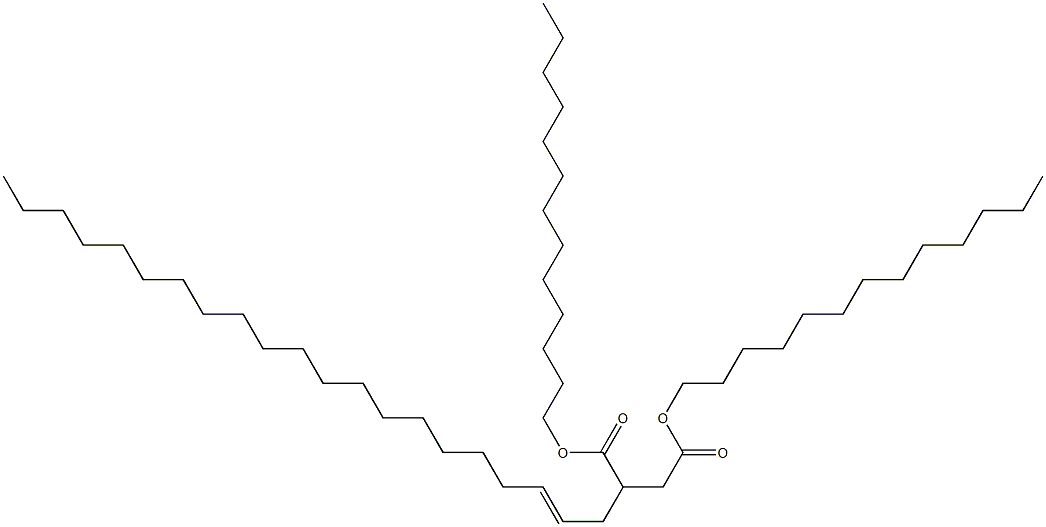 2-(2-Henicosenyl)succinic acid ditridecyl ester Struktur