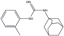 1-(1-Adamantyl)-3-(2-methylphenyl)guanidine Struktur