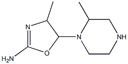 5-(2-Methylpiperazin-1-yl)methyl-2-amino-2-oxazoline Struktur