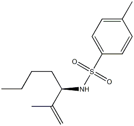 N-[(R)-1-Isopropenylpentyl]-4-methylbenzenesulfonamide Struktur