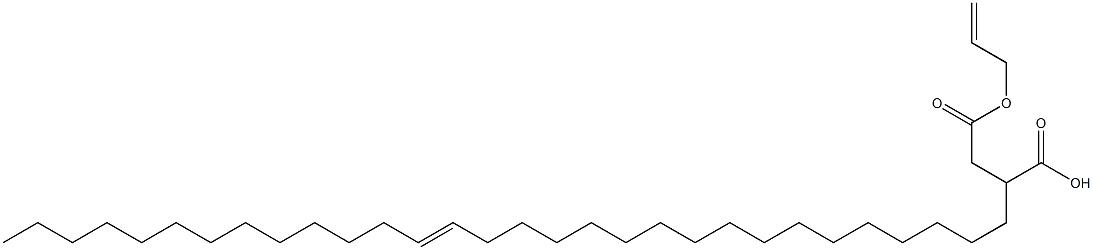 2-(17-Triacontenyl)succinic acid 1-hydrogen 4-allyl ester Struktur