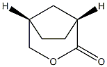 (1R,5S)-3-Oxabicyclo[3.2.1]octan-2-one Struktur