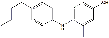 4-(4-Butylanilino)-3-methylphenol Struktur