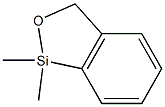 1,1-Dimethyl-1,3-dihydro-1-silaisobenzofuran Struktur