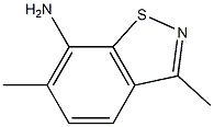 3,6-Dimethyl-1,2-benzisothiazol-7-amine Struktur