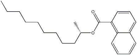 (+)-1-Naphthoic acid [(S)-1-methyldecyl] ester Struktur