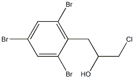 1-Chloro-3-(2,4,6-tribromophenyl)-2-propanol Struktur