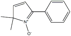 2,2-Dimethyl-5-phenyl-2H-pyrrole 1-oxide Struktur