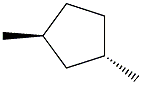 (1S,3S)-1,3-Dimethylcyclopentane Struktur