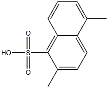 2,5-Dimethyl-1-naphthalenesulfonic acid Struktur