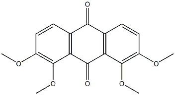 3,4,5,6-Tetramethoxyanthracene-9,10-dione Struktur