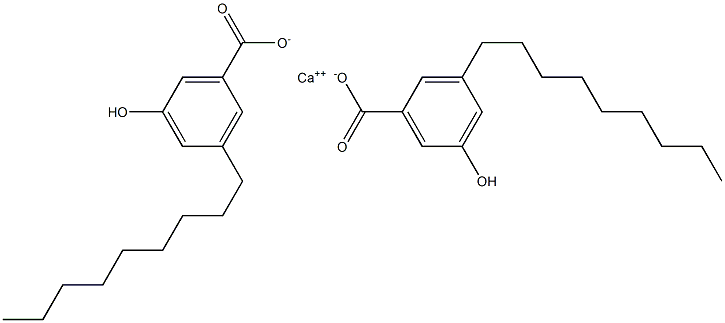 Bis(3-nonyl-5-hydroxybenzoic acid)calcium salt Struktur