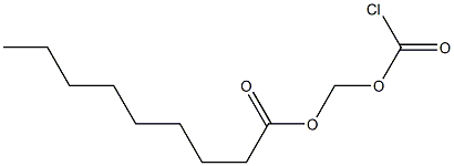 Chlorocarbonic acid nonanoyloxymethyl ester Struktur