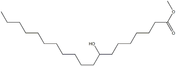 8-Hydroxynonadecanoic acid methyl ester Struktur