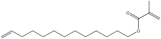 Methacrylic acid (12-tridecenyl) ester Struktur